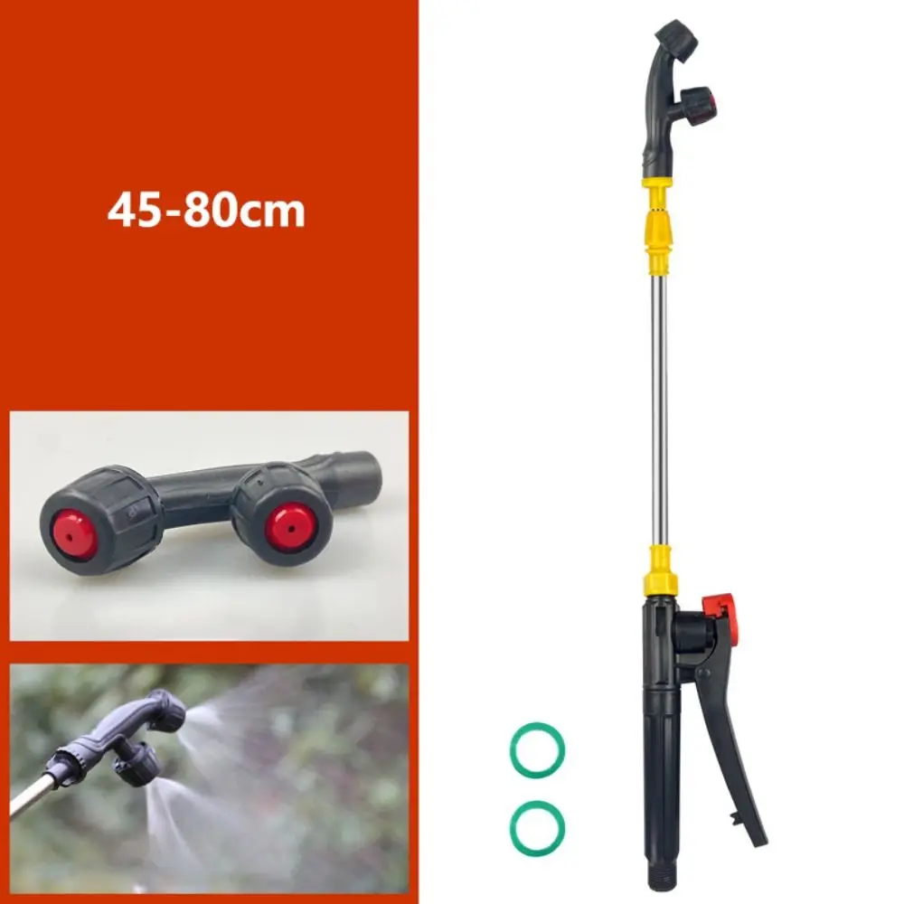 Stainless Steel Retractable Sprayer Rod Water-efficient Retractable Wand Sprayer Extension Rod Pressurized Portable