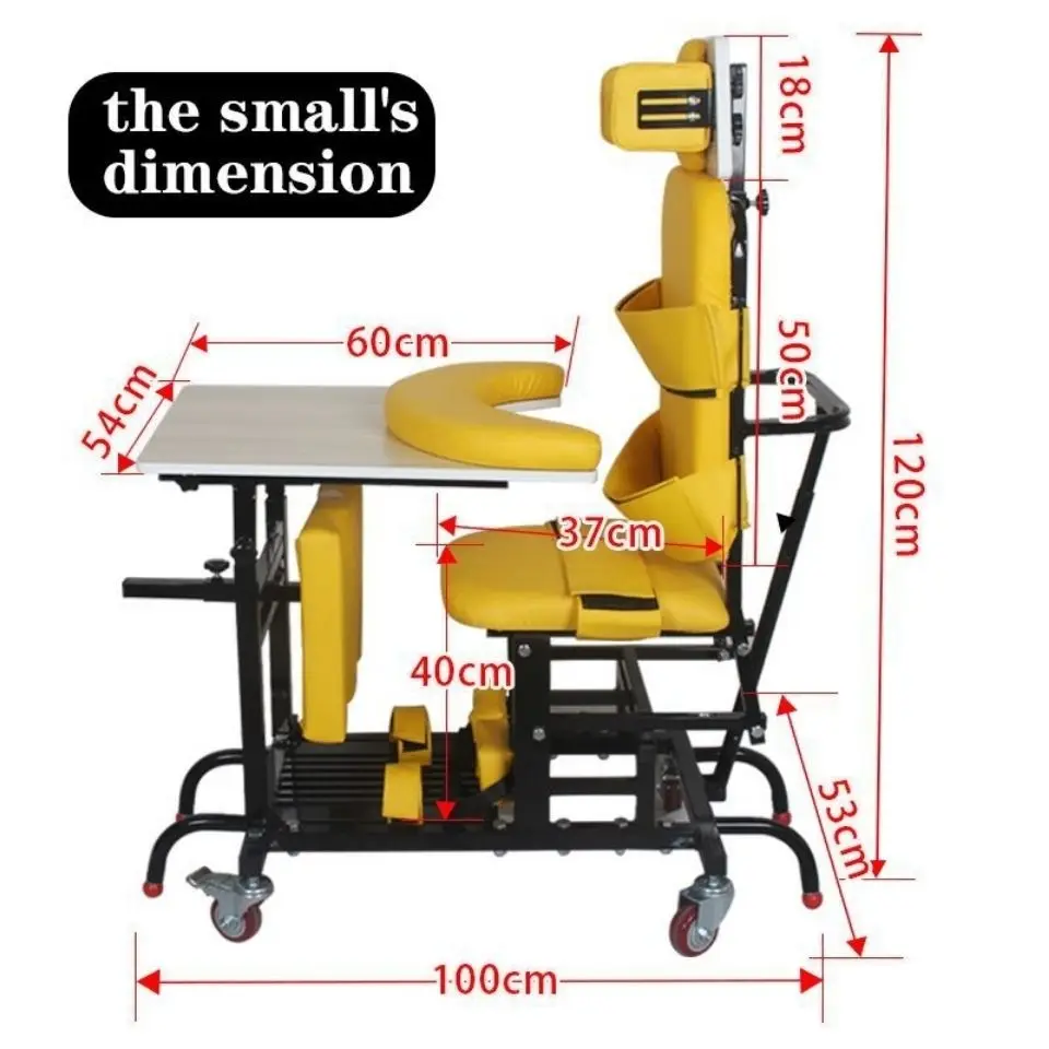 Stroke paralysis children Adult sitting and standing training frame Sitting posture correction chair Home medical use