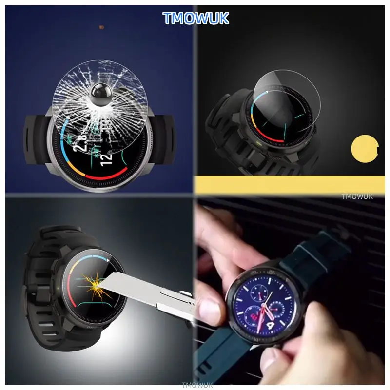 

For SUUNTO RACE Tempered Glass Screen Protector - 9H Hardness, HD Transparent, Anti-Scratch, Dust-Proof, Easy Apply Watch Film​