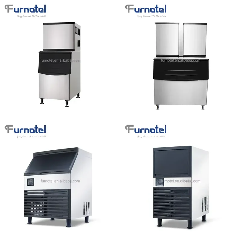 159kg Ice Block Maker Machine Commercial Ice Cube Maker Machine Separate Type for Industrial Use