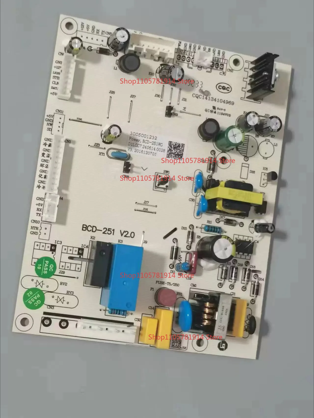 For Aucma Refrigerator Computer Board BCD-251WG Display Main Control Board 3005001232 Brand New Original