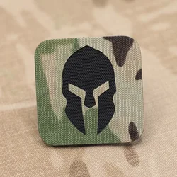Spartan patch military patch tactical helmet patch laser cutting 2 x 2 inches