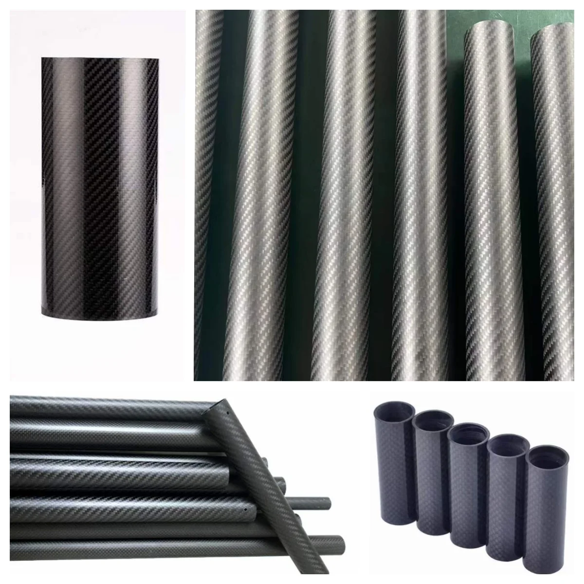 

Customized Carbon Fiber Tube Pipe CNC Cutting Processing Custom Service for FPV Frame Drone Parts Robot Accessary