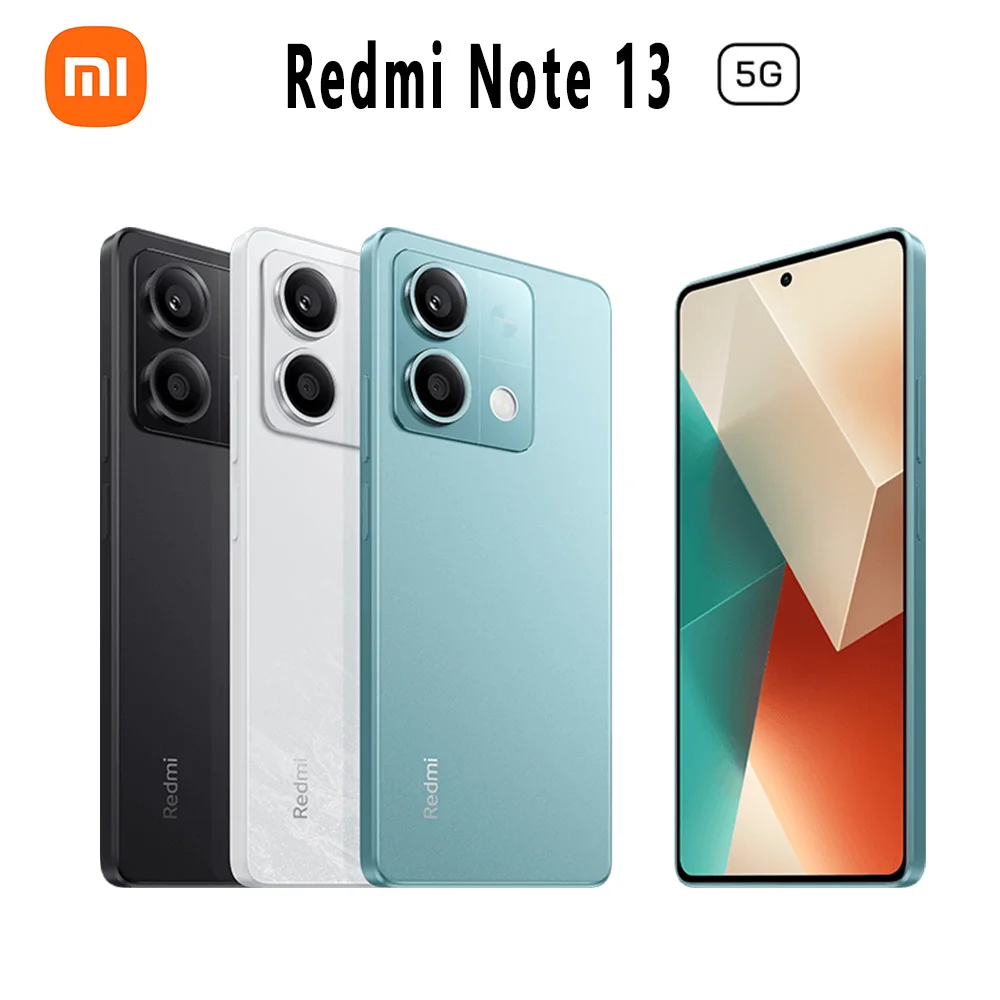 Brand New Global version Xiaomi Redmi Note13 5G Smartphone 256GB Dimensity 6080 Ultra 120Hz AMOLED 100MP Camera 5000mAh