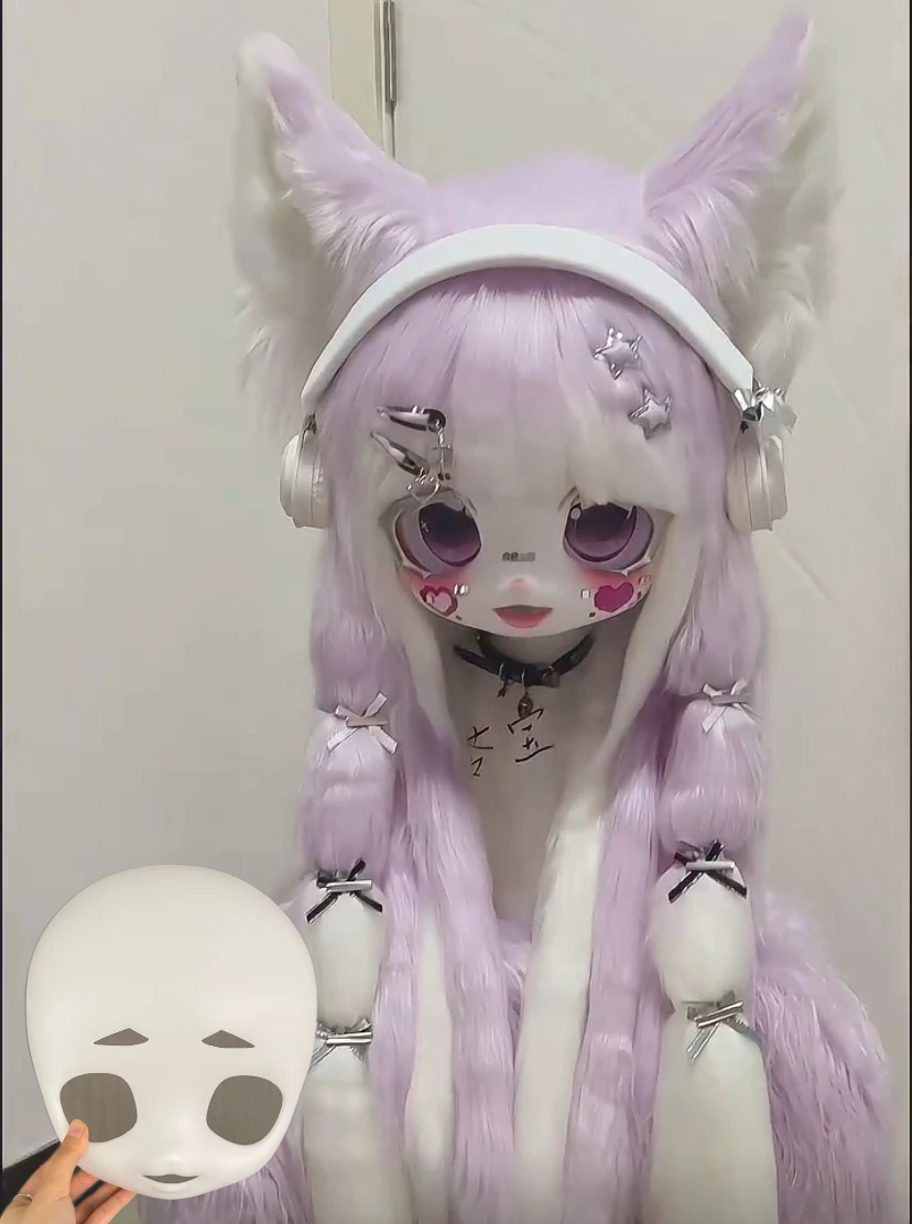 

Kigurumi Base Mask Fursuit Resin Kig Series Beast Suit Skull Furuit Costume DIY Accessories Cute and Lightweight Version