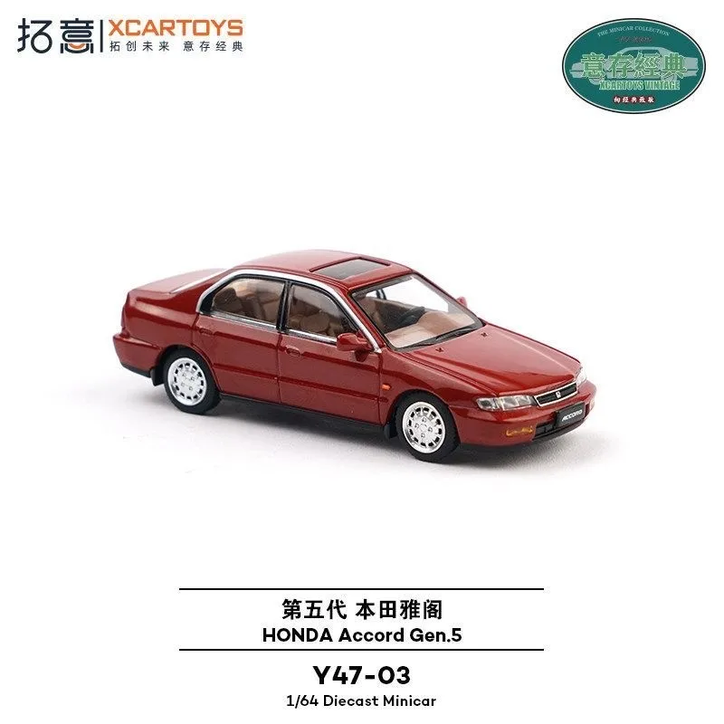 Xcartoys 1/64 Honda Accord Gen.5 Diecast Car Model Alloy Simulation Collection Toy Gift For Boys#peetyeee view 4