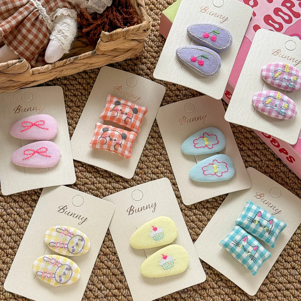 

Children's Hair Clips Embroidery Cartoon Animal Hairpin Sweet Girls Bangs Side Clip Hairpin Barrettes Headwear Hair Accessories