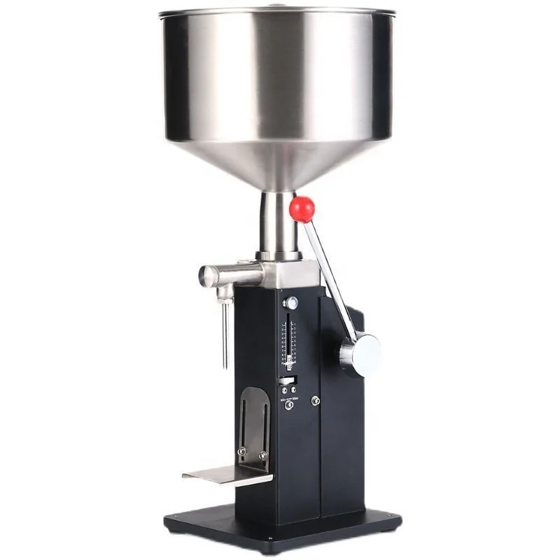 A03 Manual Filling Machine - Pneumatic Filling for Paste, Quantitative Liquid, Small-sized Cosmetics, Honey - Hand-pushed Type