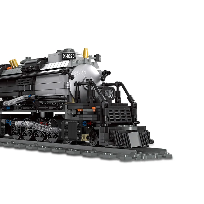1608PCS Stoomtrein Bouwstenen De Unie Pacific Grote Jongen Trein Stadspoor Monteren Model Bricks Kid Speelgoed Vakantie geschenken - afbeelding 2
