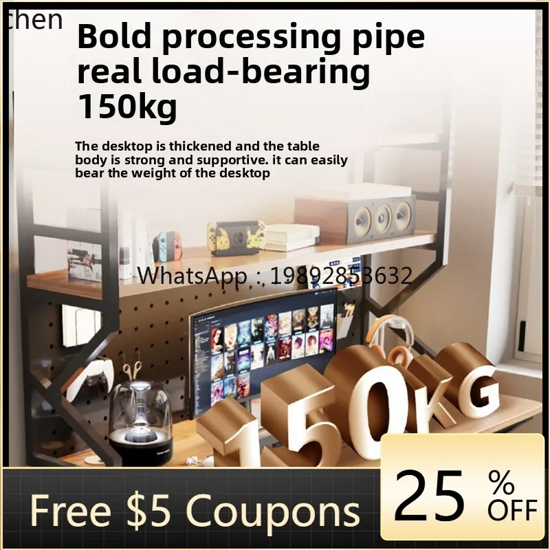 Home Office Desk Bookshelf Desktop Computer Desk Study Desk