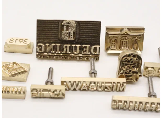 

Brass Copper Mold Making Customizedly Make For Hot Foil Stamping 10x5cm X 1