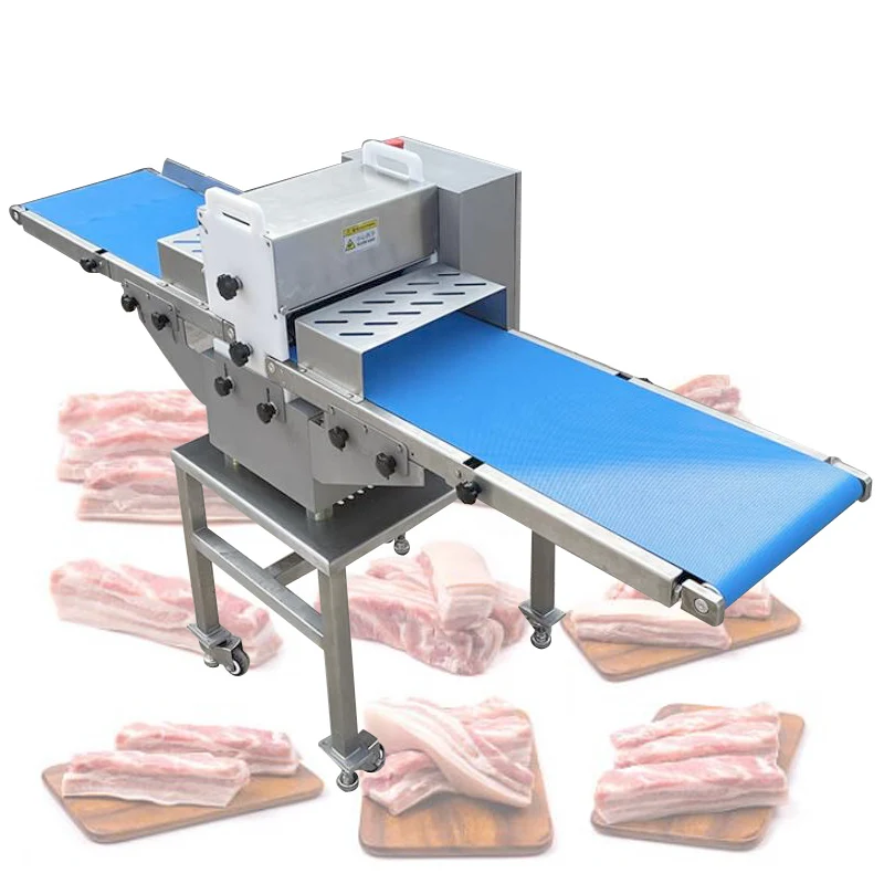 Electric Meat Slicer For Commercial Restaurants Large Canteens Fresh Meat Frozen Meat Fish Duck Chicken Cutting Machines