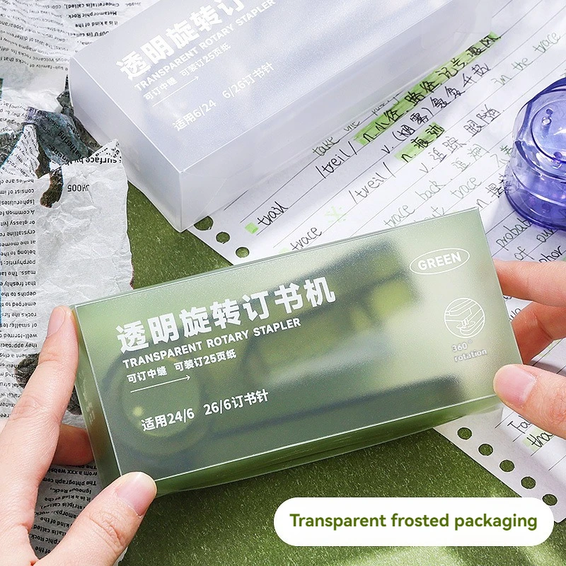 Rotatable Stapler Stapler For Students Binding  Machine For Office Use Stationery