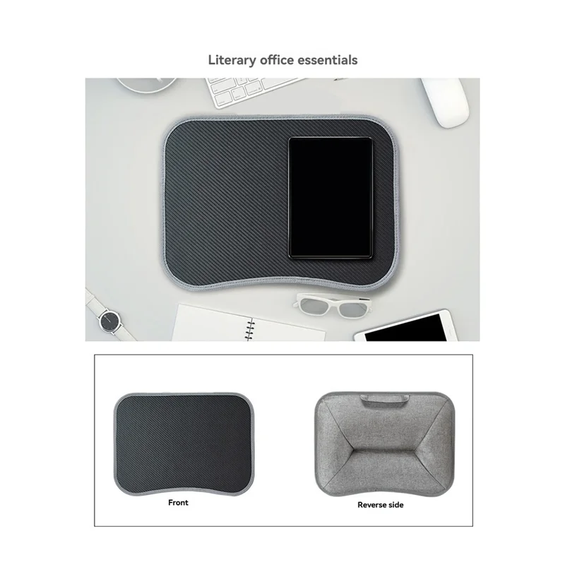 ABVA-Lap Desk With Cushioned Pillow For Laptops Portable Writing Tray For Office Work, For Home & Travel Use