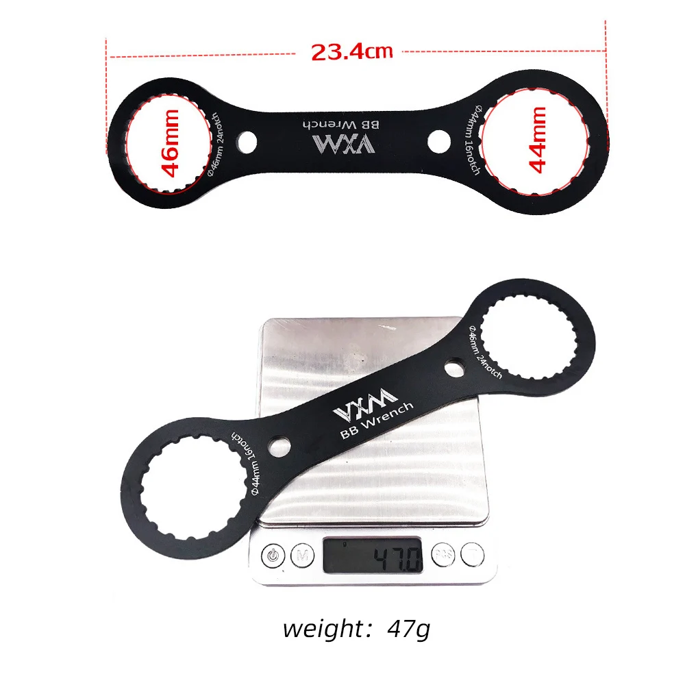 VXM الدراجة أسفل قوس وجع 44 مللي متر/46 مللي متر 16 الشق DUB تركيب أداة إزالة الصواميل BB أداة الدراجات إصلاح أجزاء #2