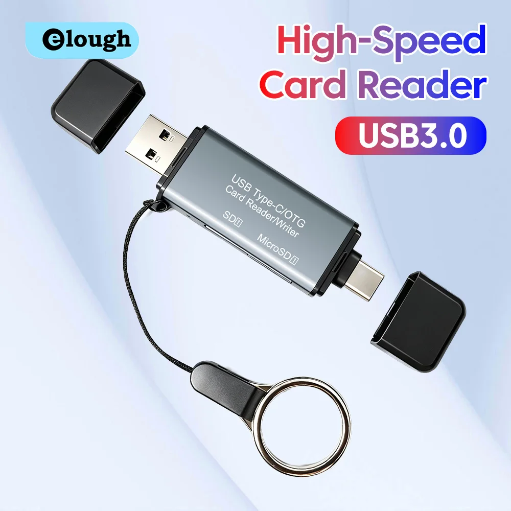 Portable USB3.0 Card Reader Adapter High Speed USB3.0 TF Memory/SD Card Reader for PC Laptop Accessories Mobile OTG Card Reader