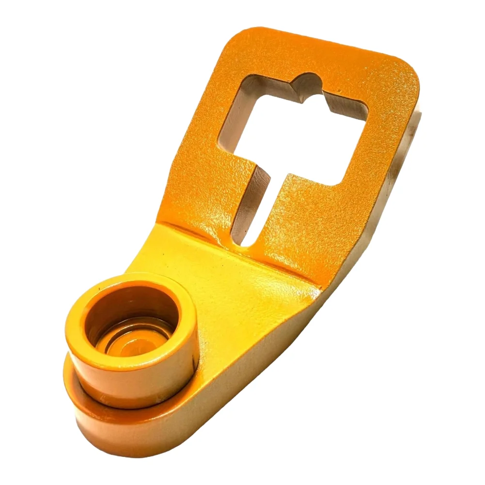 Hook-Mounted Post Driver for Long Garden Stakes Designed to Operate with Drivers and Standard Hammers for Efficiency
