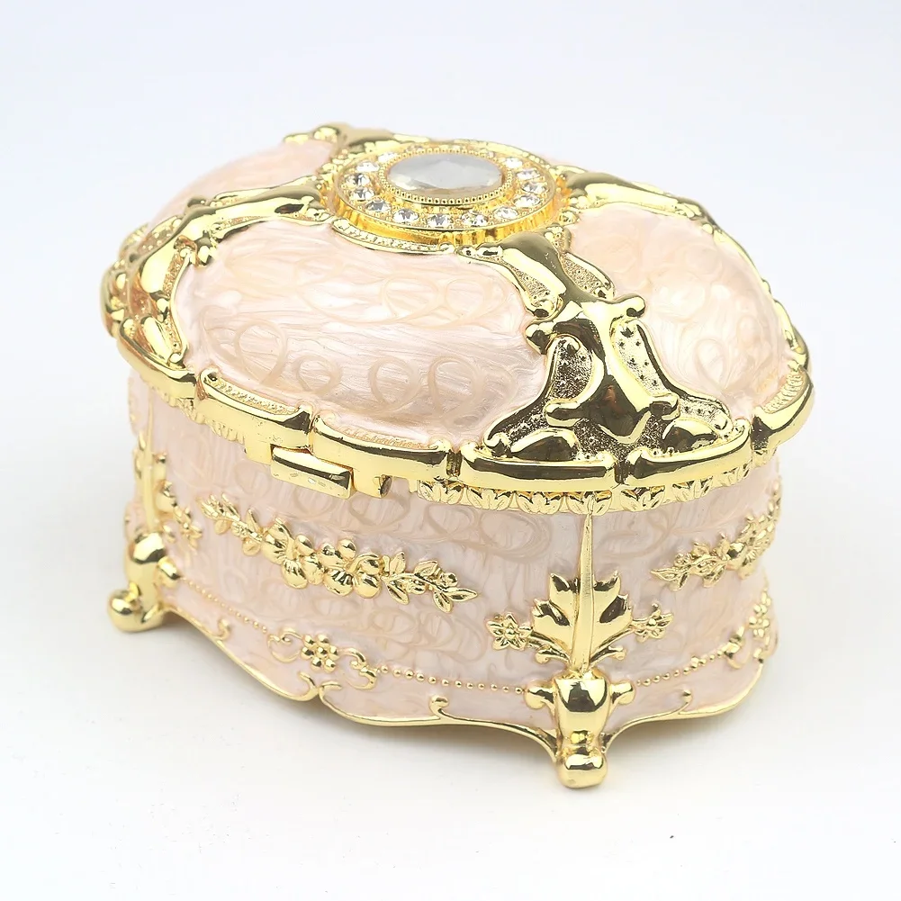 Оптовая продажа, тисненая металлическая музыкальная шкатулка из цинкового сплава, заводное движение, бутик подарков на Рождество, День святого Валентина