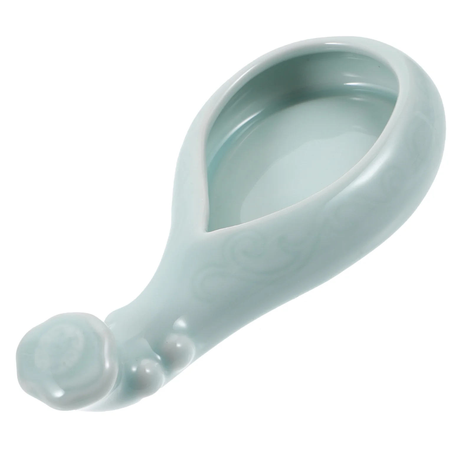 

Ceramic Ink Dish Plate Fine Workmanship Calligraphy Ink Holder Portable Brush Pen Rest Desktop Decorative Plate