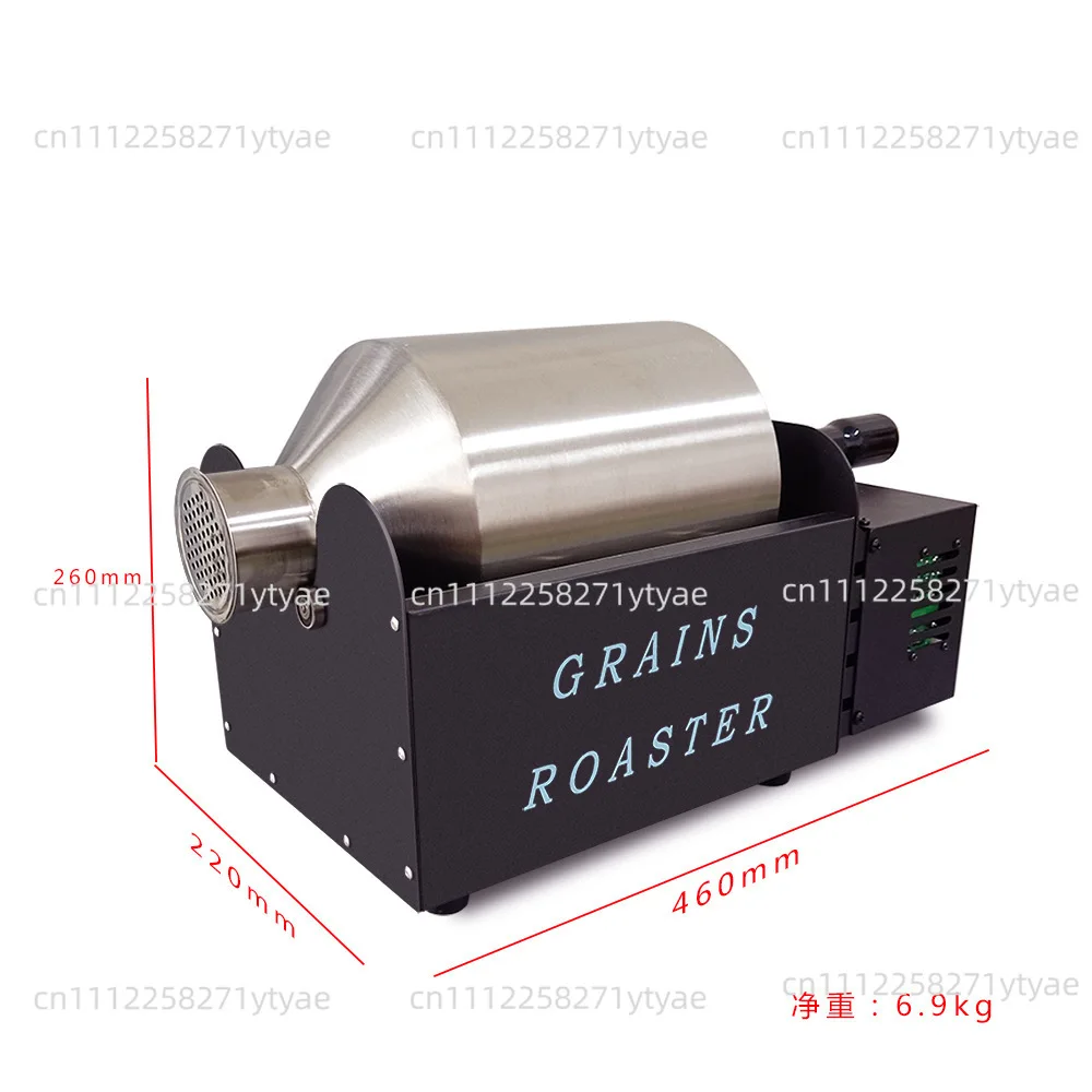 220V Coffee Bean Roasting Machine 1-1.25KG Roaster Capacity for Groundnut Grains Roaster