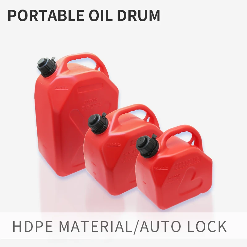 Plastic Refueling Barrel Portable Oil Barrel Explosion-proof Anti-static Gasoline Barrel Car Motorcycle Outboard Machine Spare