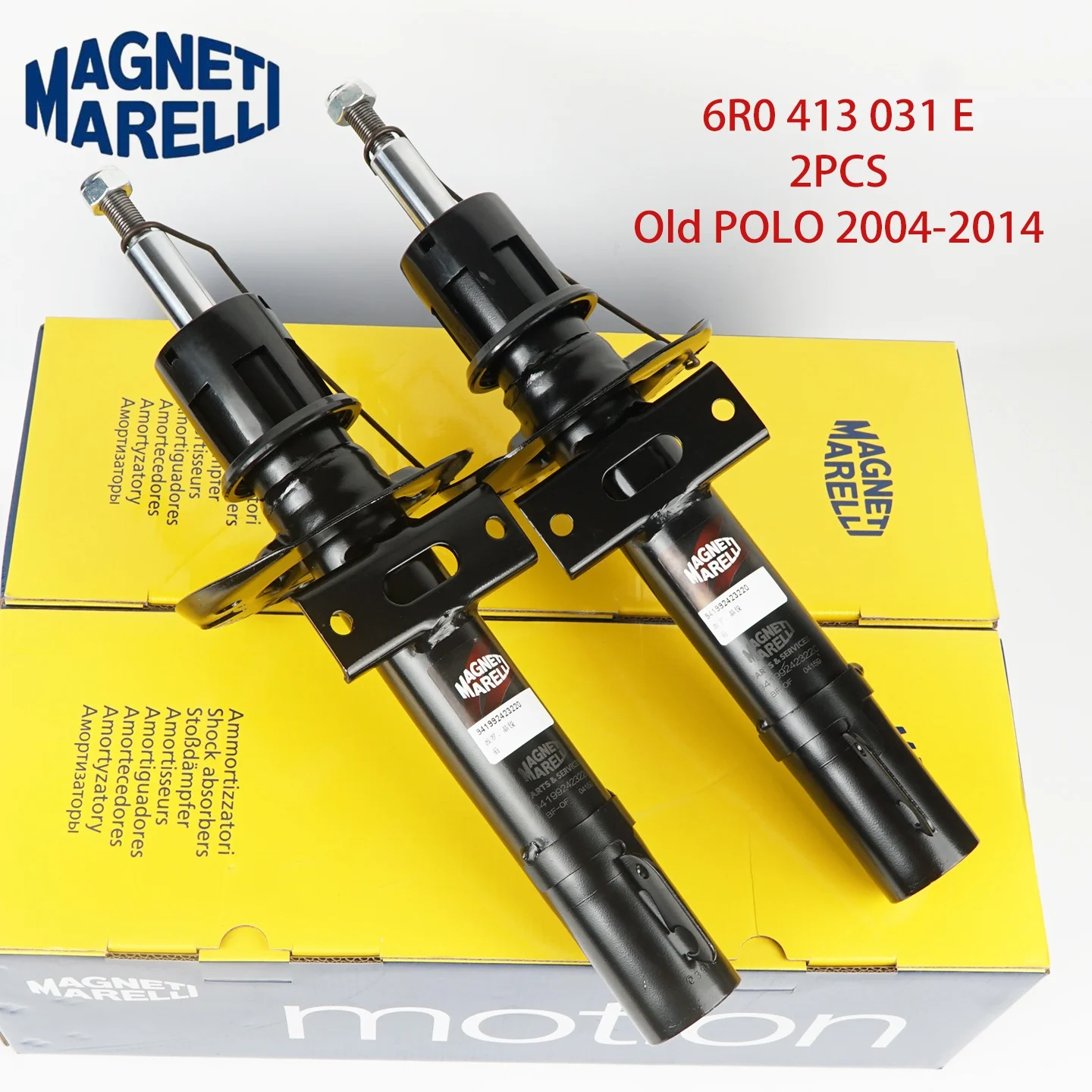 2 Stück 6R0413031E 6RF413031C Hochwertiger Stoßdämpfer vorne für VW Polo Ameo SEAT Ibiza/ST Skoda RAPI – Detail 5