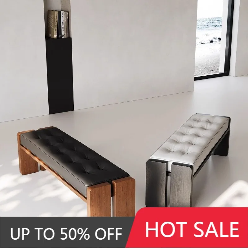 Wooden Benches Luxury Living Room Bench Chair Lounges Giant Entrance Bench Portable Shoe Changing Stool Nordic Modern Furniture