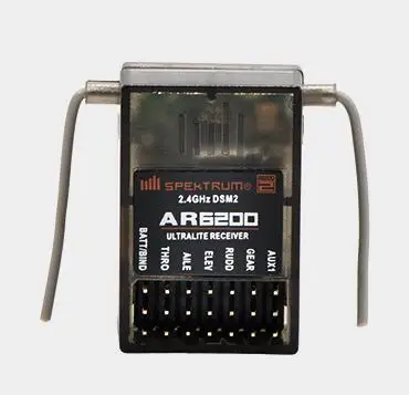 Spektrum ar6200 2.4ghz 6ch receptor apoio dsm2 dsmx com satélite