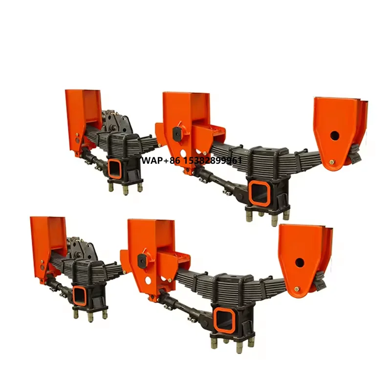 

Hot Sale American Mechanical Suspension 2 Axle 3 Axle Trailer Truck Parts Trailer Independent Suspension