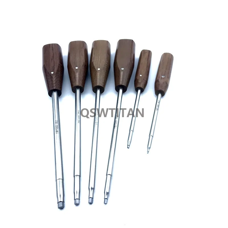 9pcs/set Bone Screwdriver Hex Heads Veterinary orthopedics Instruments