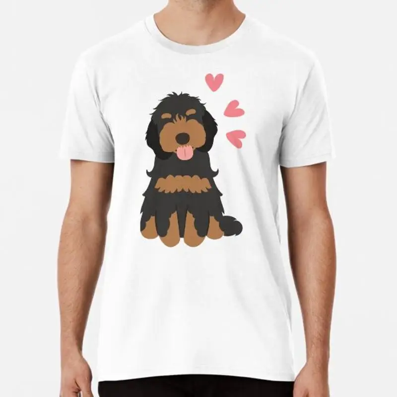 Camiseta Love Black Phantom Cockapoo Cavapoo Cavoodle S a 5XL hecha en AU/EE. UU.
