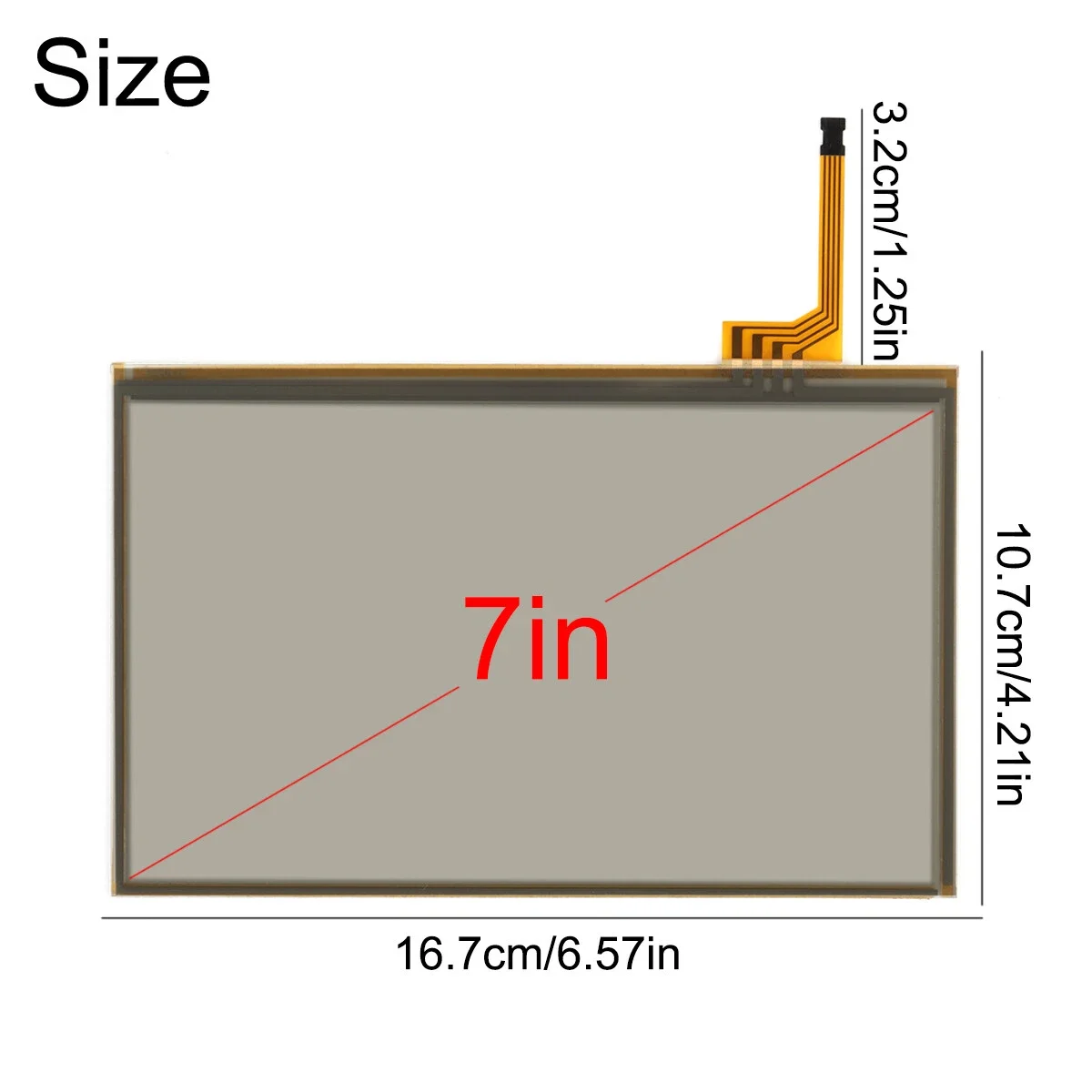Touch Digitizer Screen for 2004-2009 Lexus RX300 RX330 RX350 RX400h Radio GPS Navigation