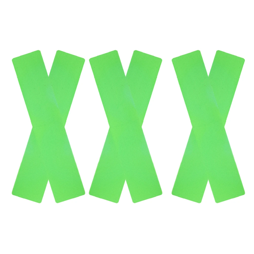 

6 шт., маркеры для теннисной линии из ПВХ, водонепроницаемые портативные граничные трафареты для занятий спортом на открытом воздухе, маркер для тренировки ловкости