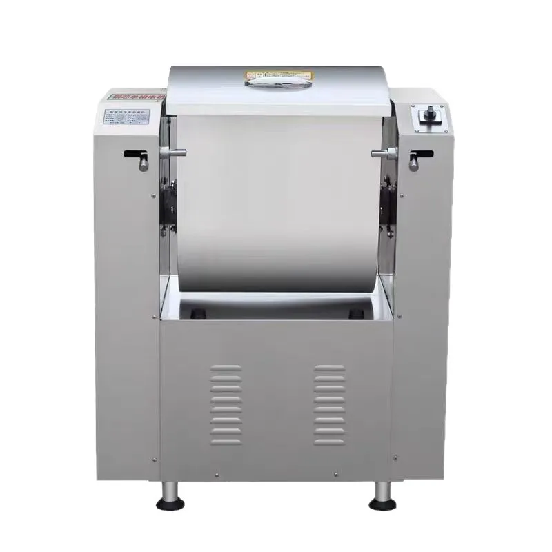 Commercial Silent Automatic Dough Mixer Motor 220V Food Grade Stainless Steel for Dumpling Chapati Noodles Pizza Dough Mixing
