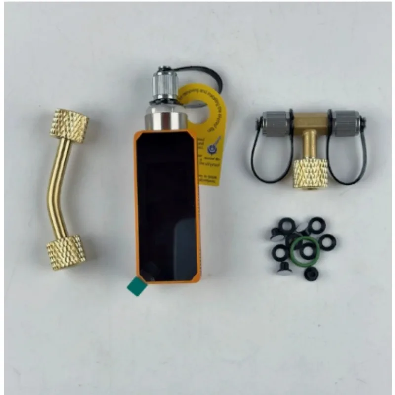 Bluetooth vacuum gauge  with three-way valve and bend joint, refrigeration maintenance, accurate measurement of vacuum value