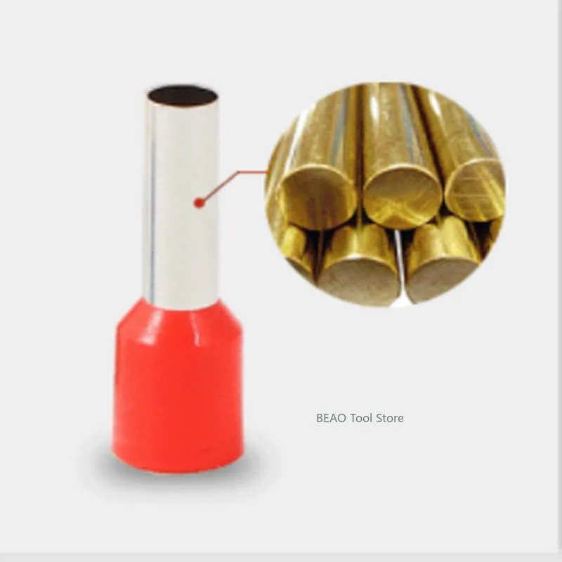 Tube Terminal VE series Cable Connector insulated copper wire cold pressed connection terminal