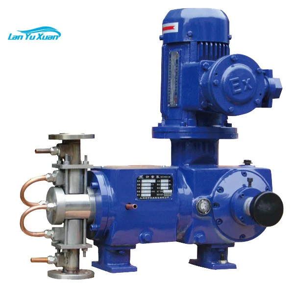 Large flow chemical plunger dosing pump