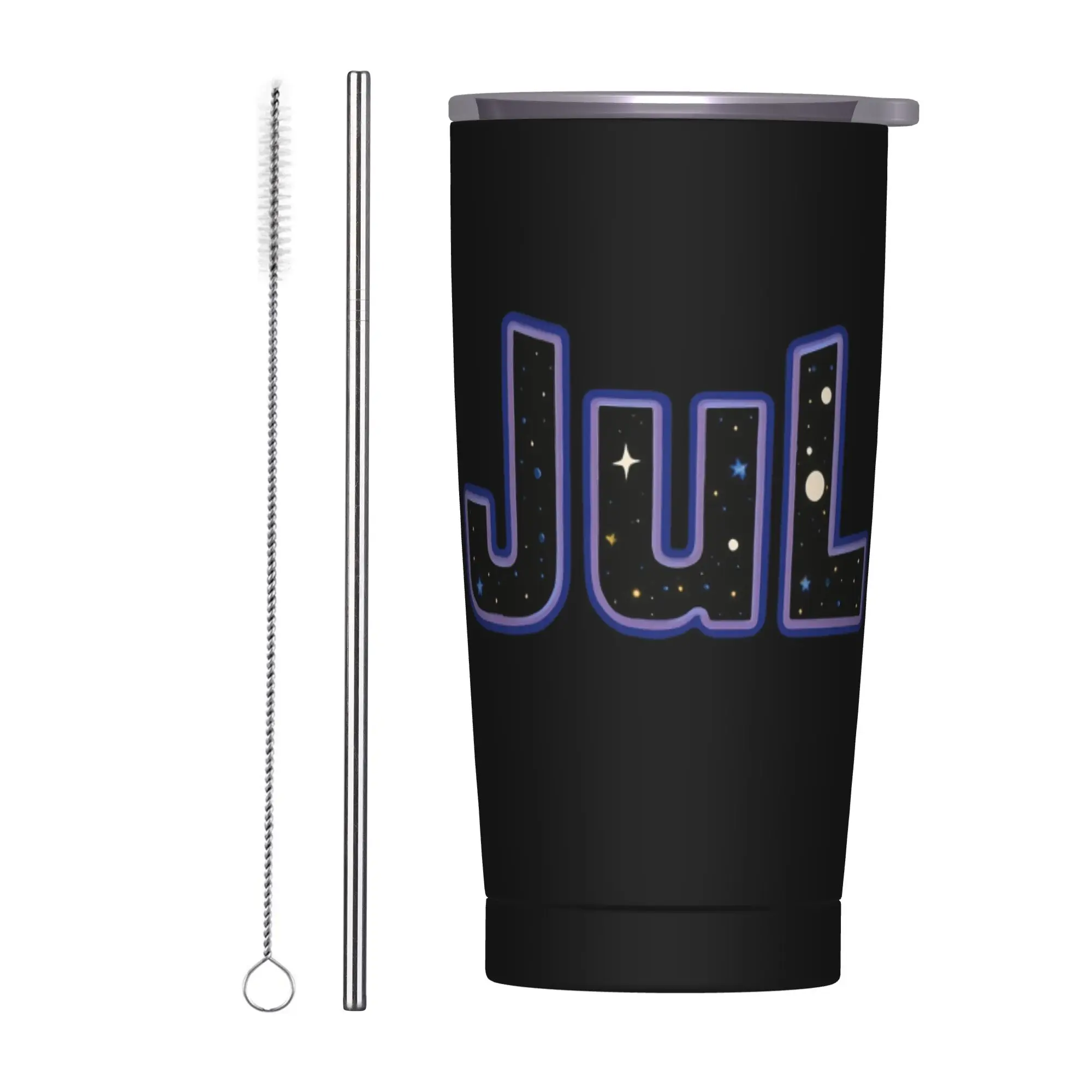 Stainless Steel Tumbler JUL Rapper Logo Coffee Mug  Portable Cold Drink Mugs Cup Driving Water Bottle