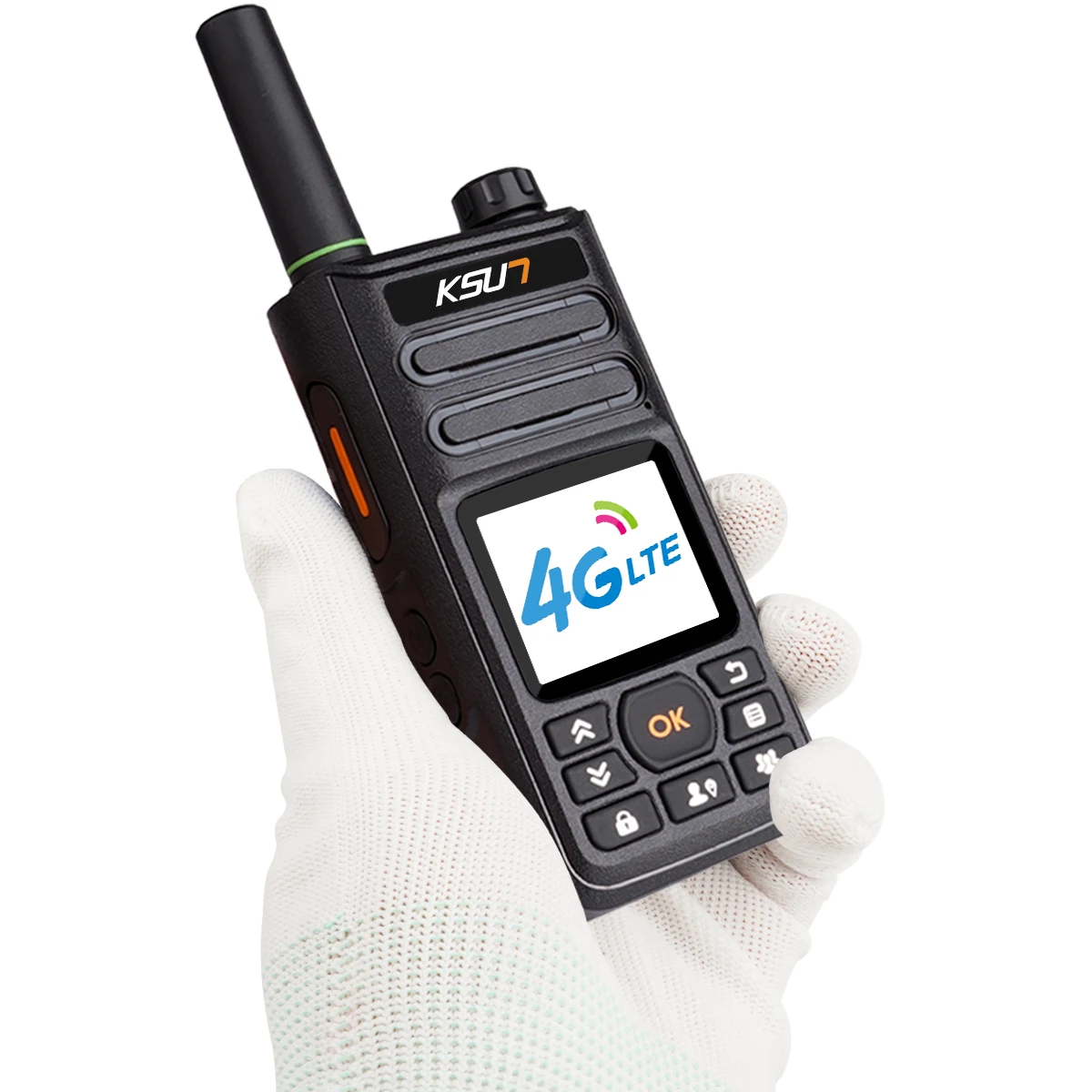 

KSUN SIM Card 4G 3G GSM Network Radio WIFI Blue Tooth POC Long Range Woki Toki PTT Walkie Talkie Compatible with Zello APP