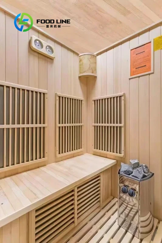 Backyard Outdoor Sauna Room Simple Assembly Design Weather Resistant Wooden Cabin For Family Health Care Stress Relief