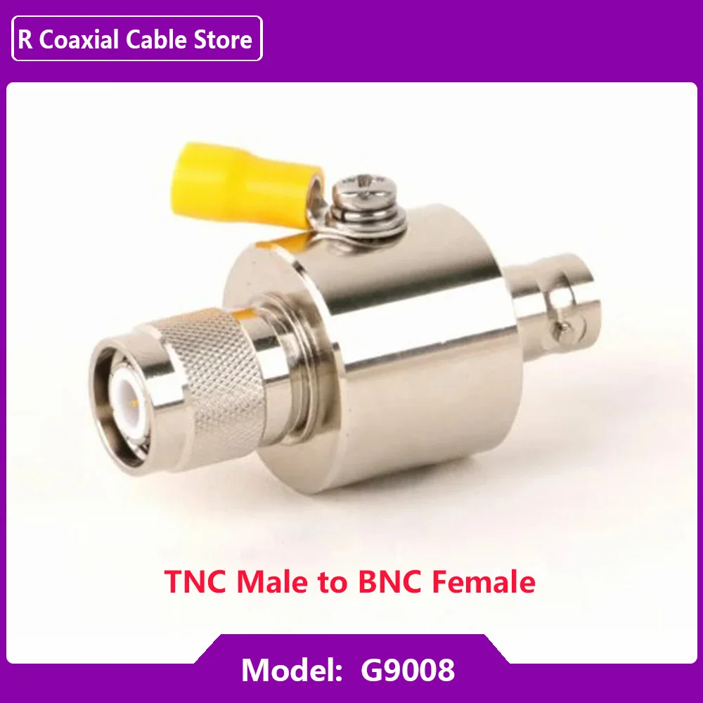TNC  Male to BNC Female RF Coax lightning Arrester Surge Protector Signal Booster GSM 4G LTE Wireless LAN WiFi Antenna 50 Ohm