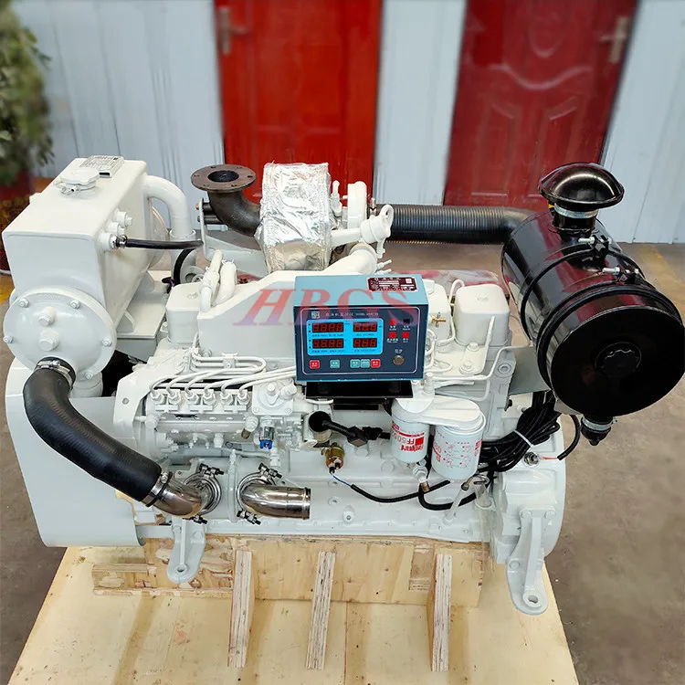 For Cummins 6BTA5.9-M 6BTA5.9 220HP 6 Cylinder 4 Stroke Water Cooled Marine Diesel Engine Assembly for Boat