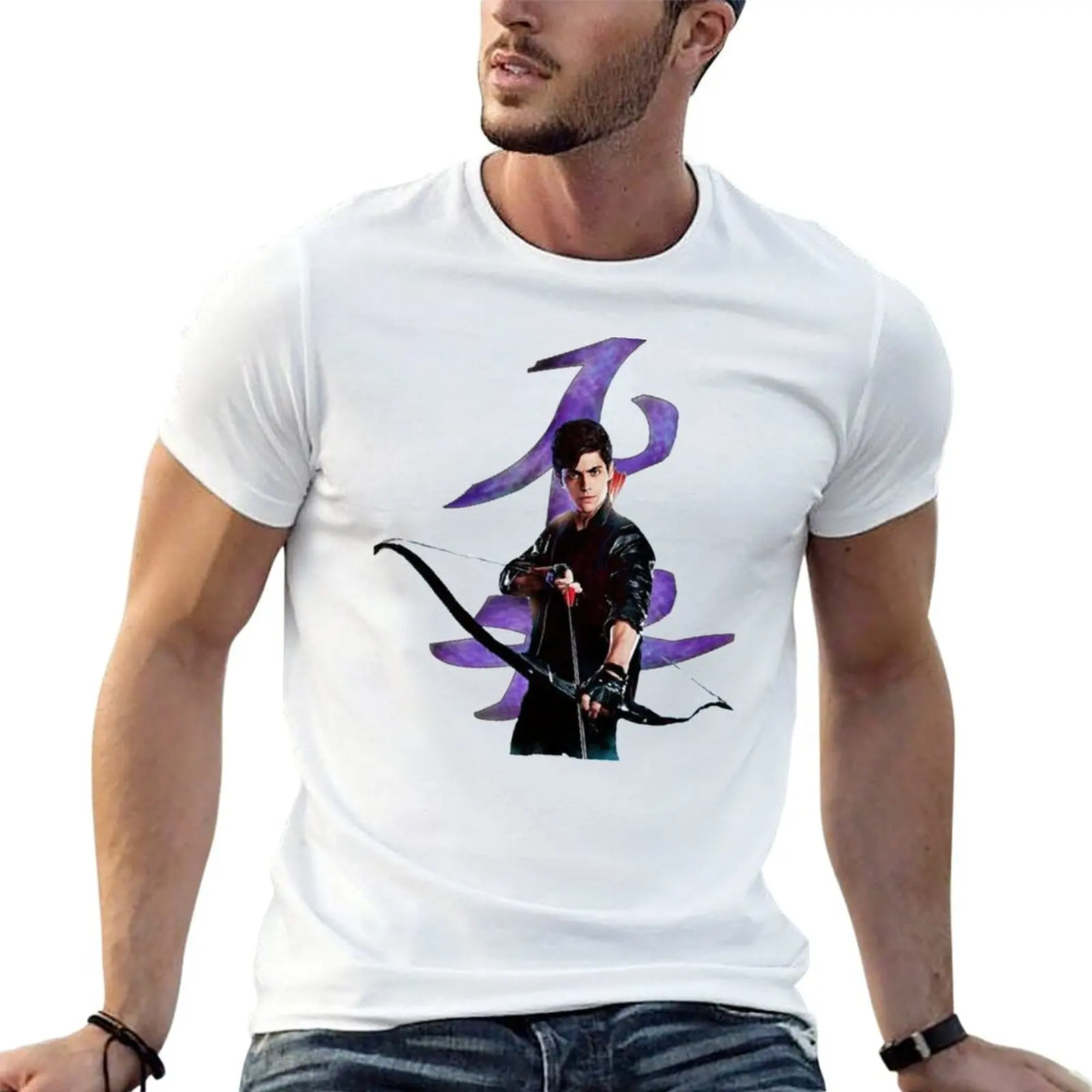 Alec Lightwood parabatai T-Shirt man t shirts cotton funny t shirts man T-Shirt