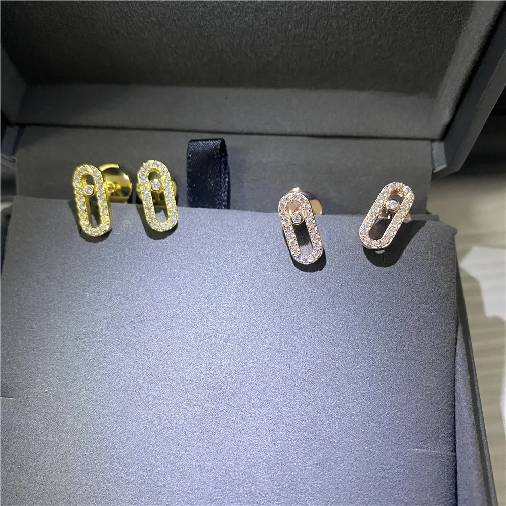 

Original Charm S925 Silver Earring Jewelry Women's Earring Series, Single Diamond. A holiday gift for my girlfriend