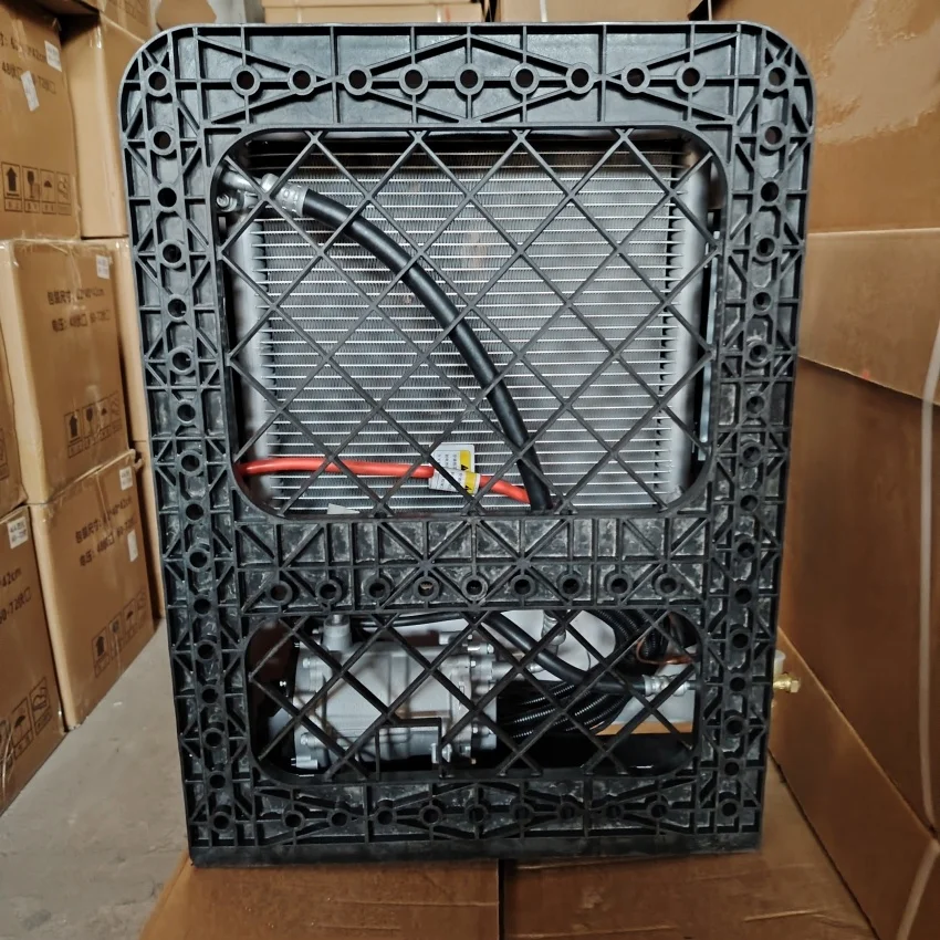 المقصورة 12 فولت وقوف السيارات تكييف الهواء 24 فولت شاحنة مكيف الهواء 12 فولت التيار المتناوب الكهربائي لشبه شاحنة