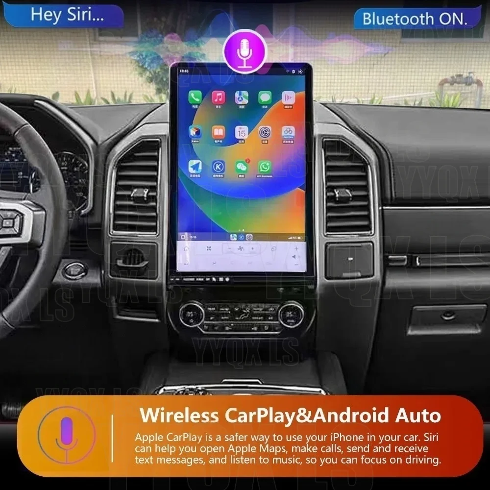 car Radio Android auto For Ford Expedition 2018+ Car GPS Navigation Player HD Screen Auto Radio Audio Stereo Multimedia