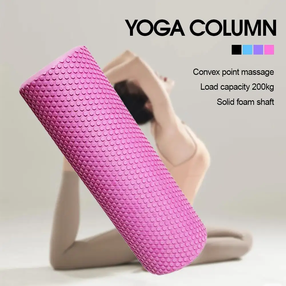 EVA-Schaumstoff Yoga-Rolle 30cm Tragbarer Pilates-Fitness-Zylinder für Bein-, Arm- und Rücken-Muskelmassage Heim-Fitness-Übungsrolle – Detail 2