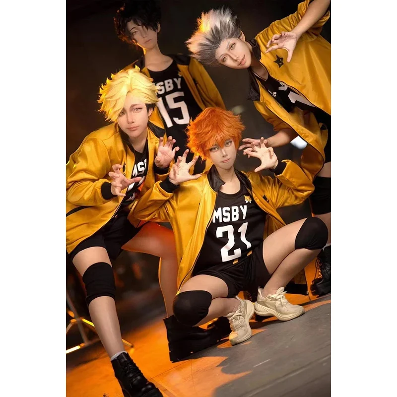 

Аниме Haikyuu, карнавальный костюм MSBY, черный волейбольный клуб, униформа Hinata Shoyo Kiyoomi Sakusa Kotaro Bokuto, спортивные костюмы