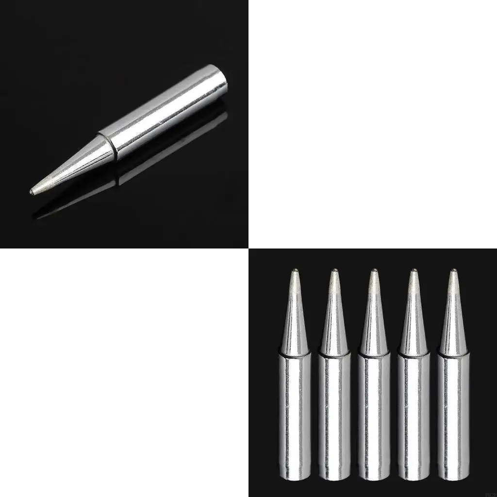 

5Pcs Replacement Solder Soldering Iron Tip For Hakko 936 Station 900M-T-B