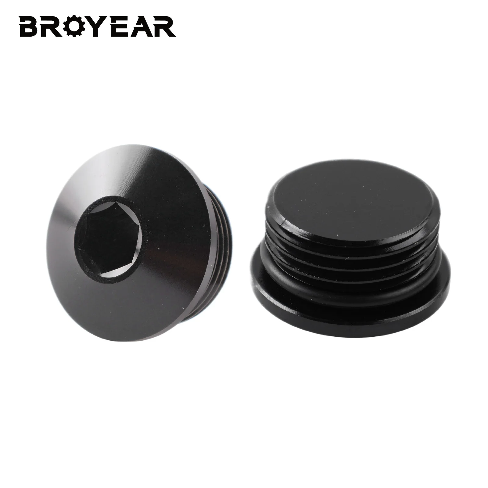 Broyear Aluminum  AN6 8 10 12 16 20 AN ORB O-Ring Seal Boss Port Socket Port Plugs Slimline Block Off Fitting Adapter